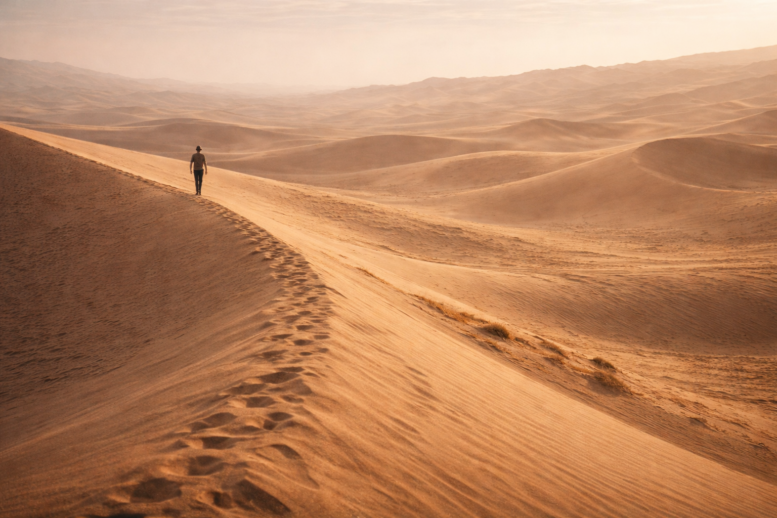 Aerial view of ocean waves meeting sandy shore